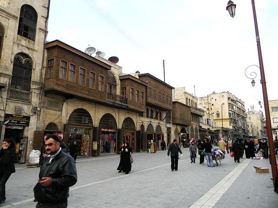 Рынок в древнем Алеппо