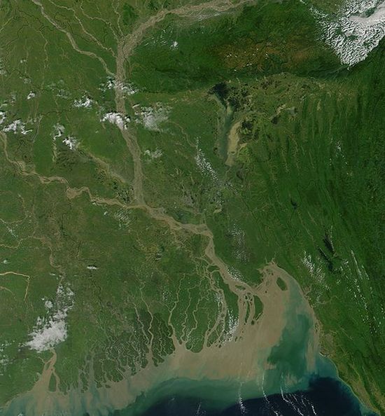 Снимок региона из космоса