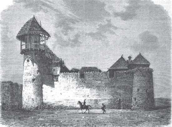 Северо-западная часть Шушинской крепости. XIX век