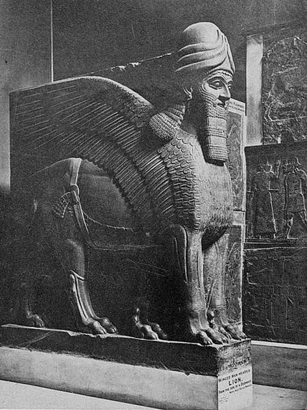 Статуя стража ворот Нимруда