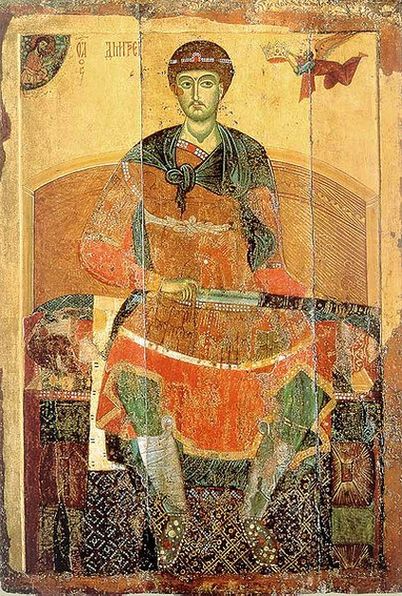 Полутораметровая икона, заказанная Всеволодом Большое Гнездо для соборного храма Дмитрова