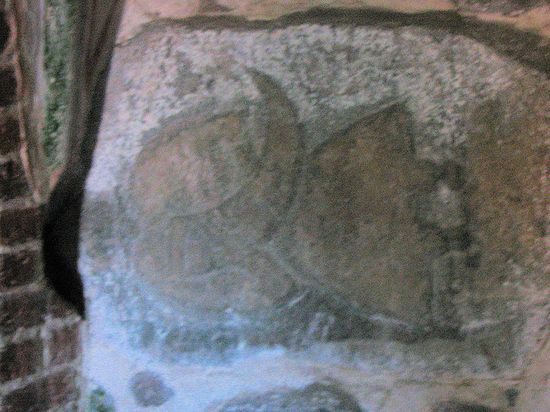 Так называемый «камень Свантевита» (Svantevitstein) в Старой церкви