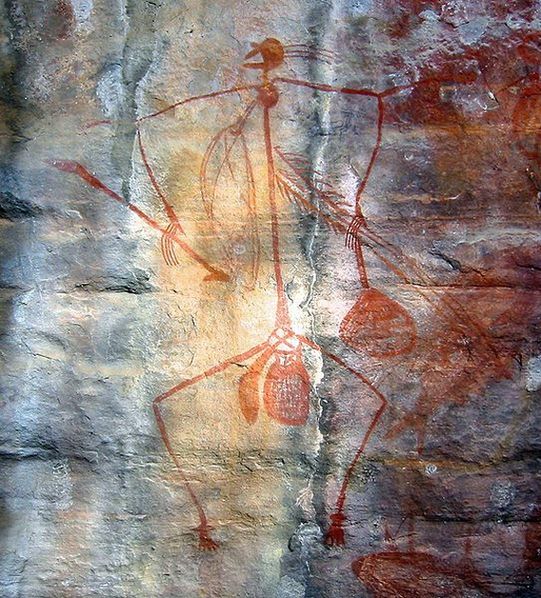 Рисунки аборигенов в Национальном парке Какаду, которым примерно 30 000 лет.