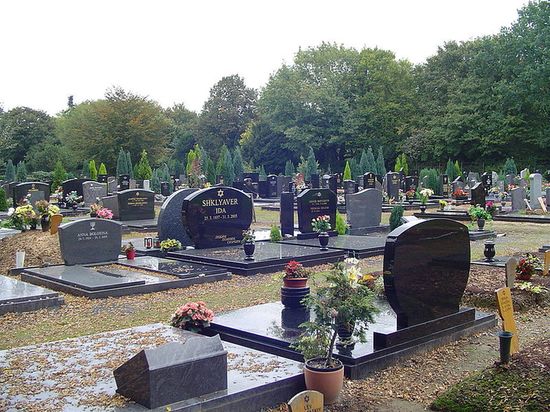 Еврейское кладбище на территории дюссельдорфского Nordfriedhof