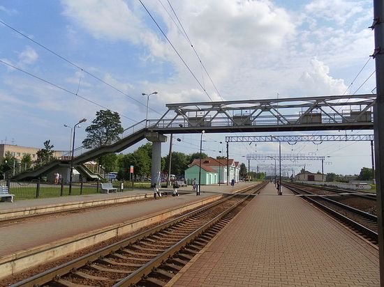Железнодорожная станция в Марьиной Горке