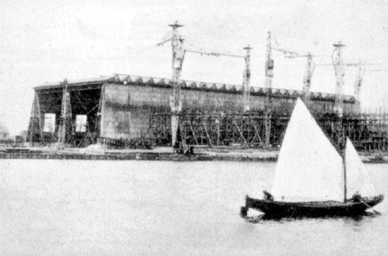 Судостроительный завод, конец XIX века