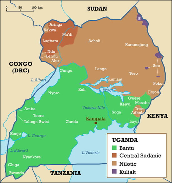 Языки Уганды