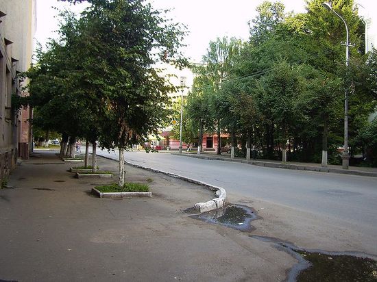 Озеленение улицы Советской