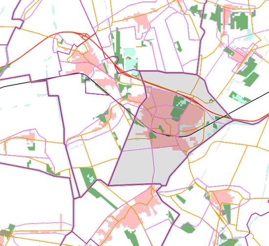 Карта муниципалитета Винсхотен