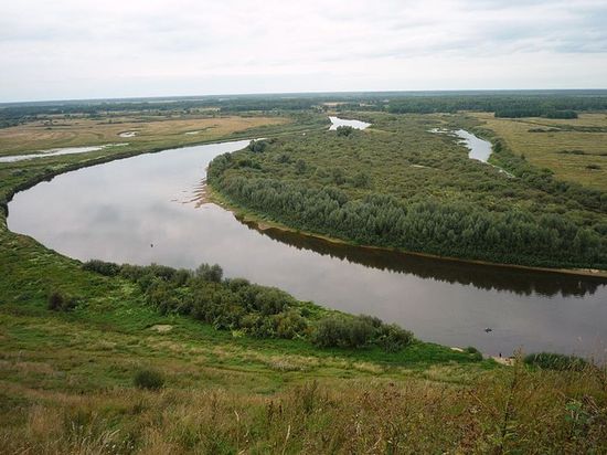 Вид на реку Клязьму со смотровой площадки