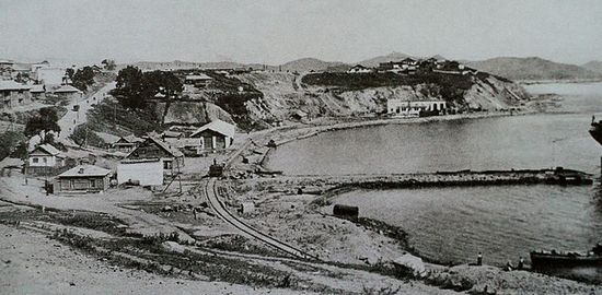Улица Деловая и порт-пункт Находка, 1938 год