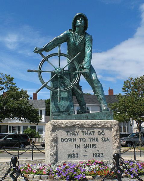 Памятник рыбаку