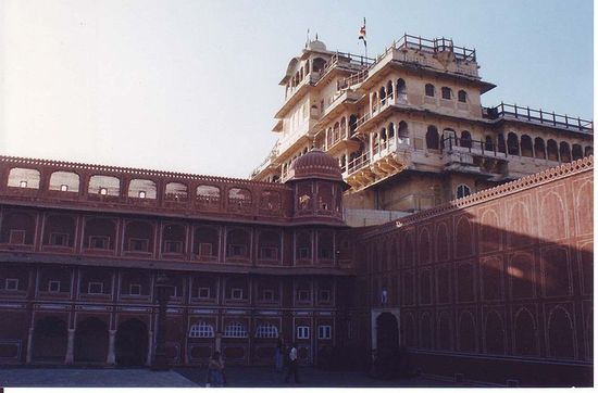 Дворец махараджи в Джайпуре.