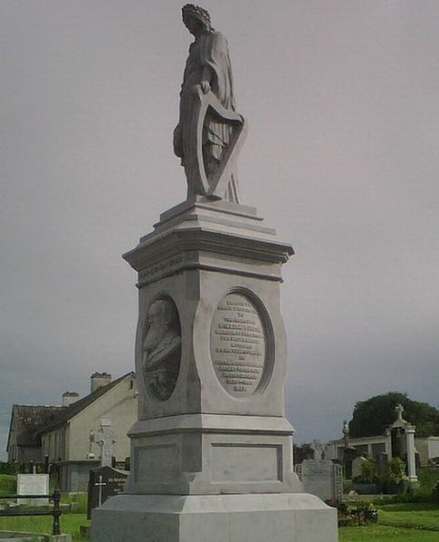 Памятник Уильяму Лундону на местном кладбище