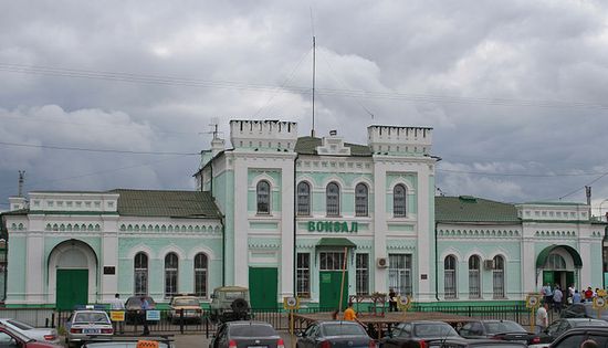 Вокзал станции Голицыно, построенный в честь столетнего юбилея Отечественной войны 1812 года. по проекту Льва Кекушева