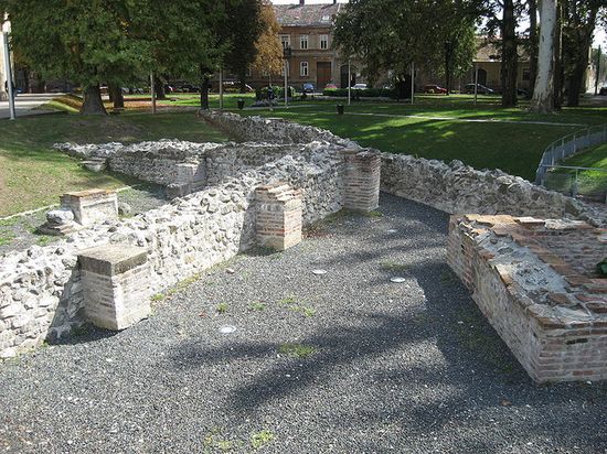 Руины римского города
