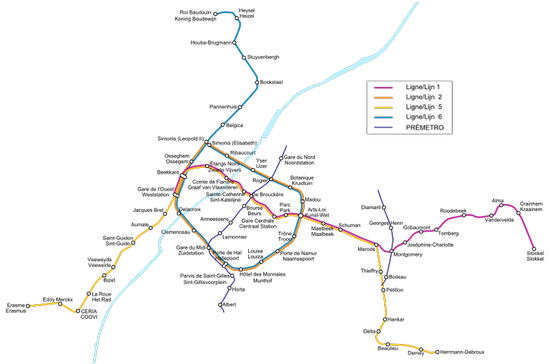 Линии метрополитена