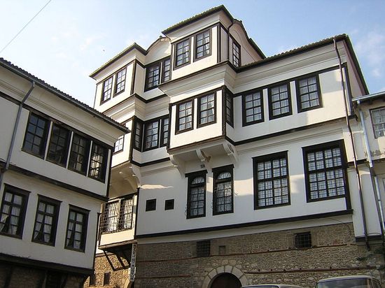 Архитектура в городе Охрид.