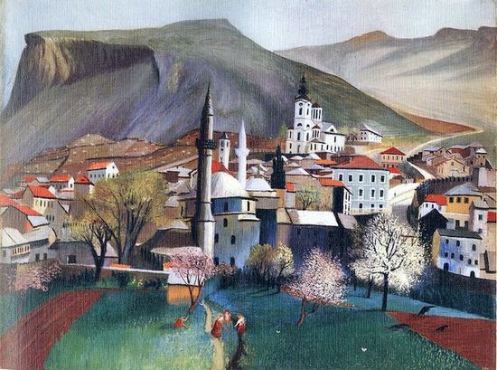 Т. Чонтвари. Весна в Мостаре. 1903