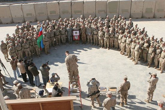 Азербайджанские солдаты в Ираке