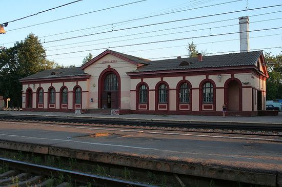 Железнодорожный вокзал в Лихославле