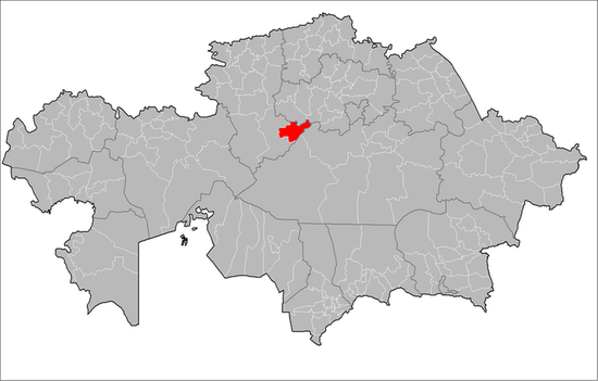 Город областного подчинения Аркалык с подчинённой территорией