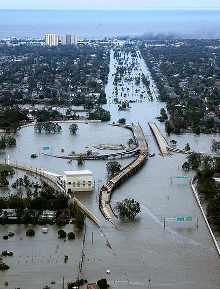 Затопленный Новый Орлеан. 2005