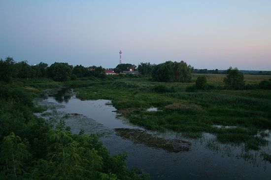 Река Вожа в Рыбном