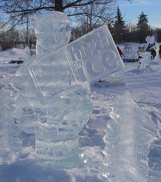 Ледяные скульптуры в 2007 году