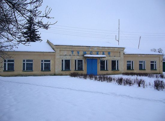 Вокзал на станции Тумская ГЖД