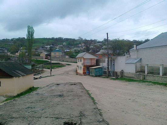 Старый центр села Калининаул