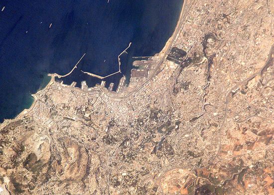 Алжир. Аэрокосмический снимок