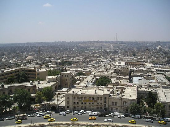 Вид Алеппо с цитадели