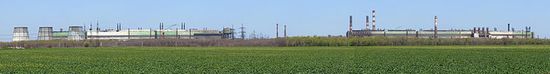 Панорама Никопольского завода ферросплавов
