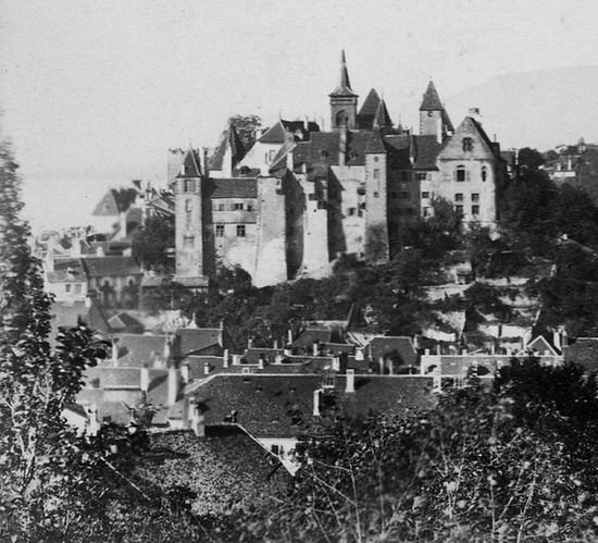 Нёвшательский замок в 1860 году