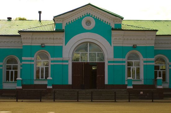Здание вокзала Рославль-I