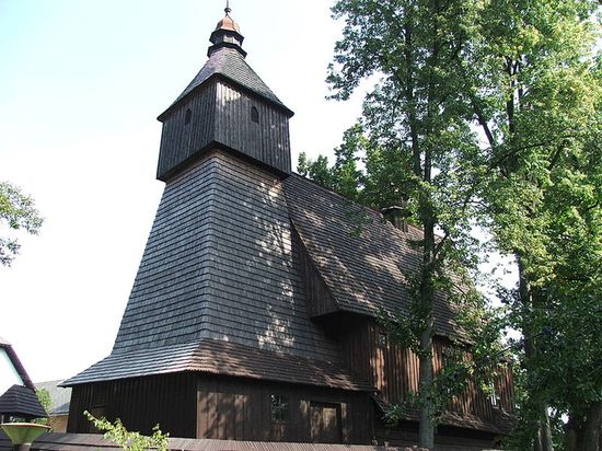 Деревянная церковь в Гервартове