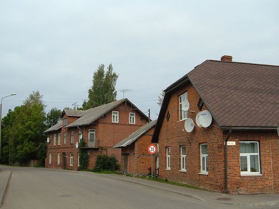 Старые дома в Салацгриве