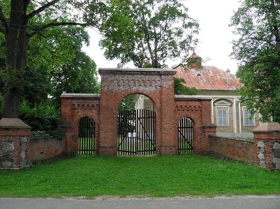 Ворота лютеранской церкви