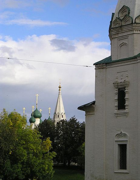 В XVII веке в Ярославле были выстроены десятки каменных приходских храмов