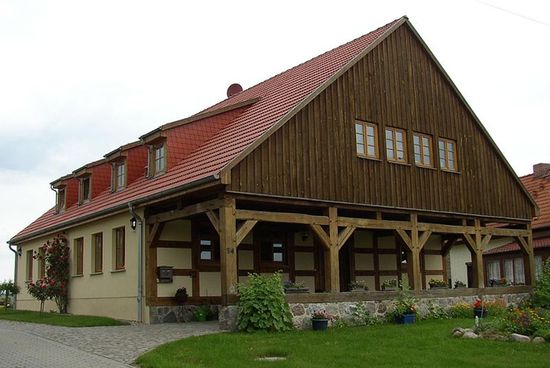 Modernes Vorlaubenhaus in Schmiedeberg