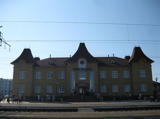 Железнодорожный вокзал   на станции Чернушка