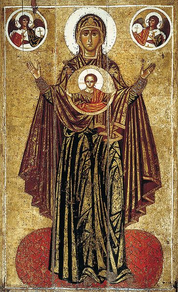 «Ярославская Оранта» — икона времён Константина Всеволодовича из Спасского монастыря