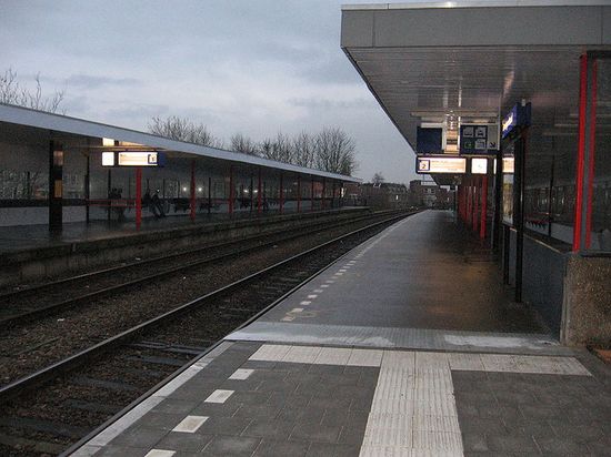 Перрон станции «Гронинген Ноорд»