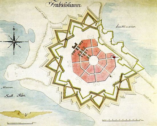Фредриксхамн, 1720 год