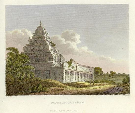 Храм в Канчипураме, 1811 год
