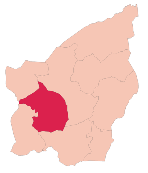 Расположение города Сан-Марино на карте страны