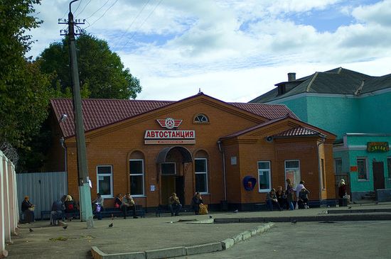 Автостанция в Рославле