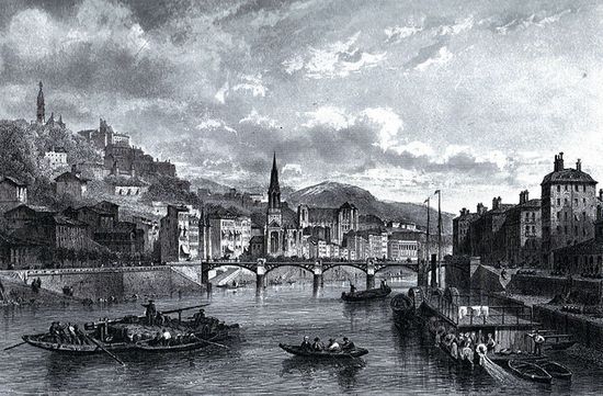 Лион в 1860
