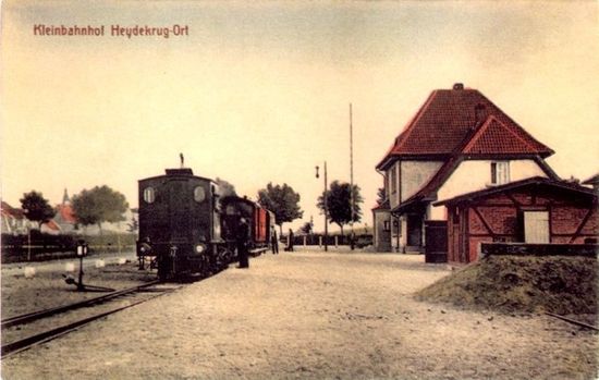 Вокзал Шилуте (Хейденкруга) в начале XX века